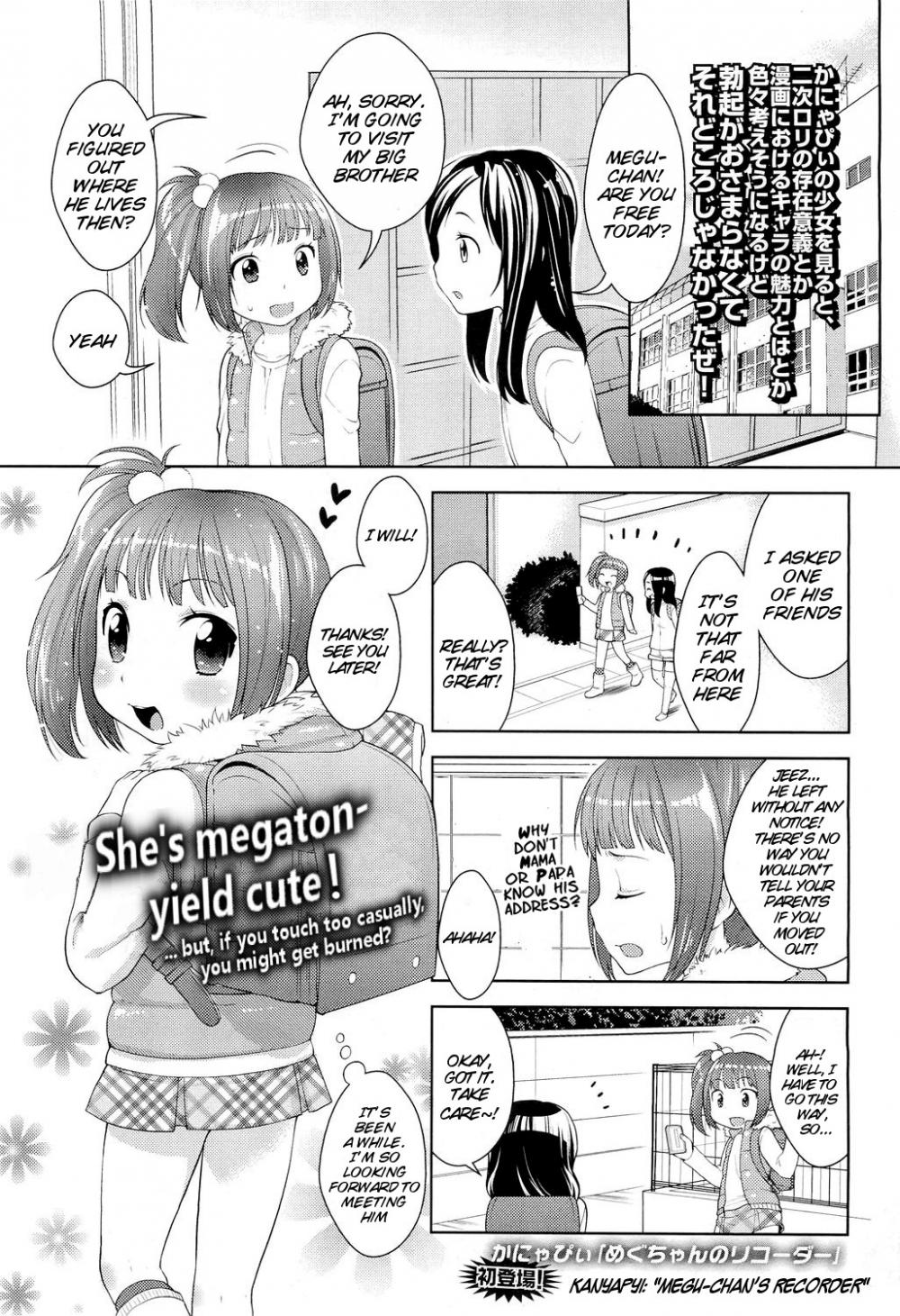 Hentai Manga Comic-Megu-chan's Recorder-Read-1